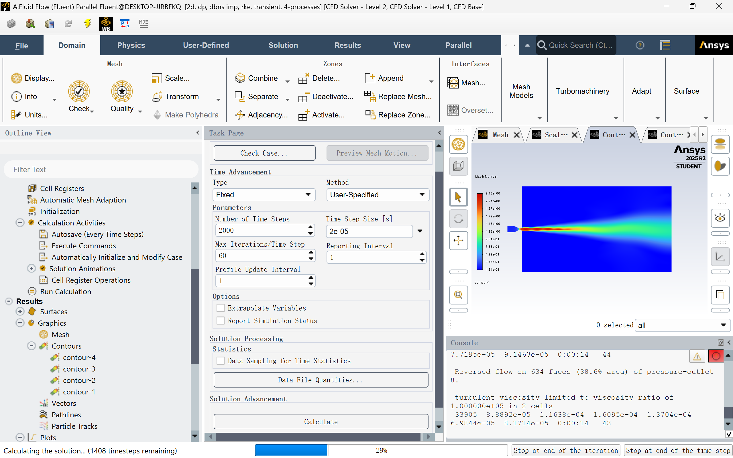 Fluent Transient Run